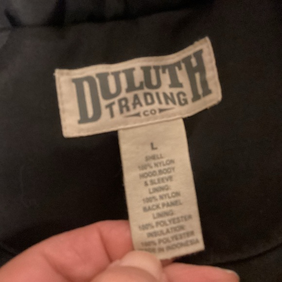 Mens Duluth Trading hooded jacket size Large Winter Jacket - Picture 5 of 10
